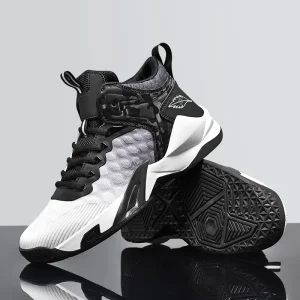 Men's Basketball Shoes Breathable Non-Slip Sneakers Fashionable Sports