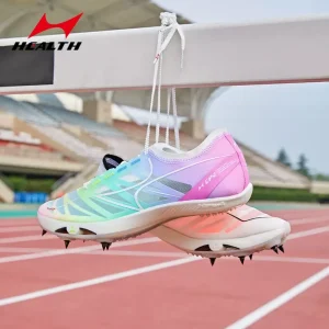 Health CP2 Arched Carbon Plate Track Field Sprint Spikes Sneaker Professional High Springback Dash Race Training Sport Shoes