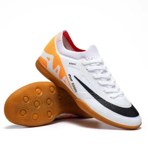 Professional Indoor Flat Bottomed Football Shoes Adult Durable Low-Tops Training Shoes Teenagers Wear Resisting Soccer Shoes