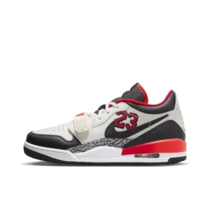 Nike Original AIR JORDAN LEGACY 312 Classic Retro Low Top Men's and Women's Basketball Shoes White Black and Red Colorway